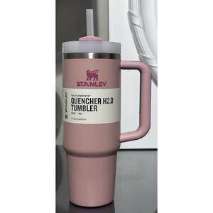 NWT LIMITED EDITION Stanley Quencher H2.0 FlowState Tumbler 30oz, PINK DUSK